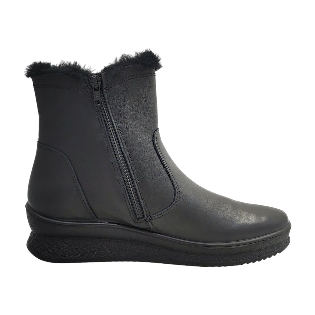 Imac Damenschuhe Stiefel Gefüttert Schwarz Freizeit (nero/nero 011, Größe 42 EU)