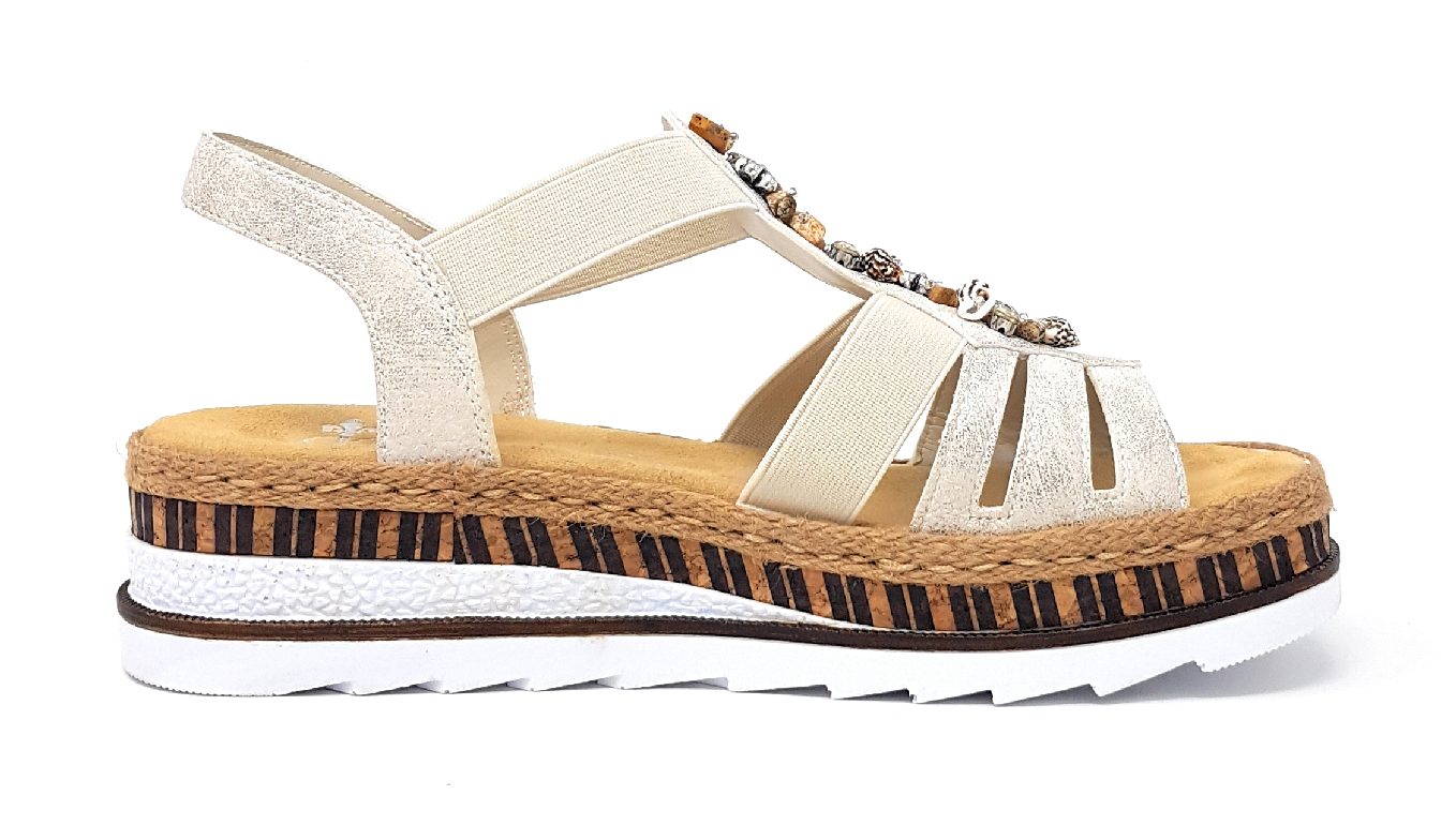 Rieker V7949-90 Beige gold 90