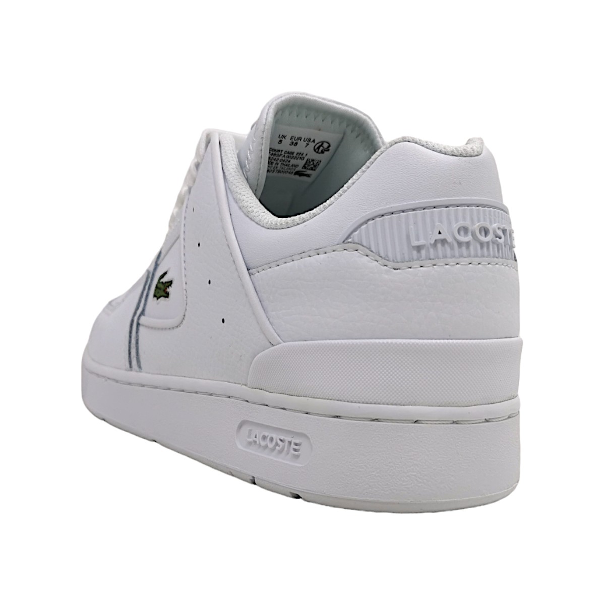Lacoste Court Cage Sneakers 48SFA0022 Weiß 21G- White Lacoste Court Cage Sneakers 48SFA0022 Weiß 21G- White