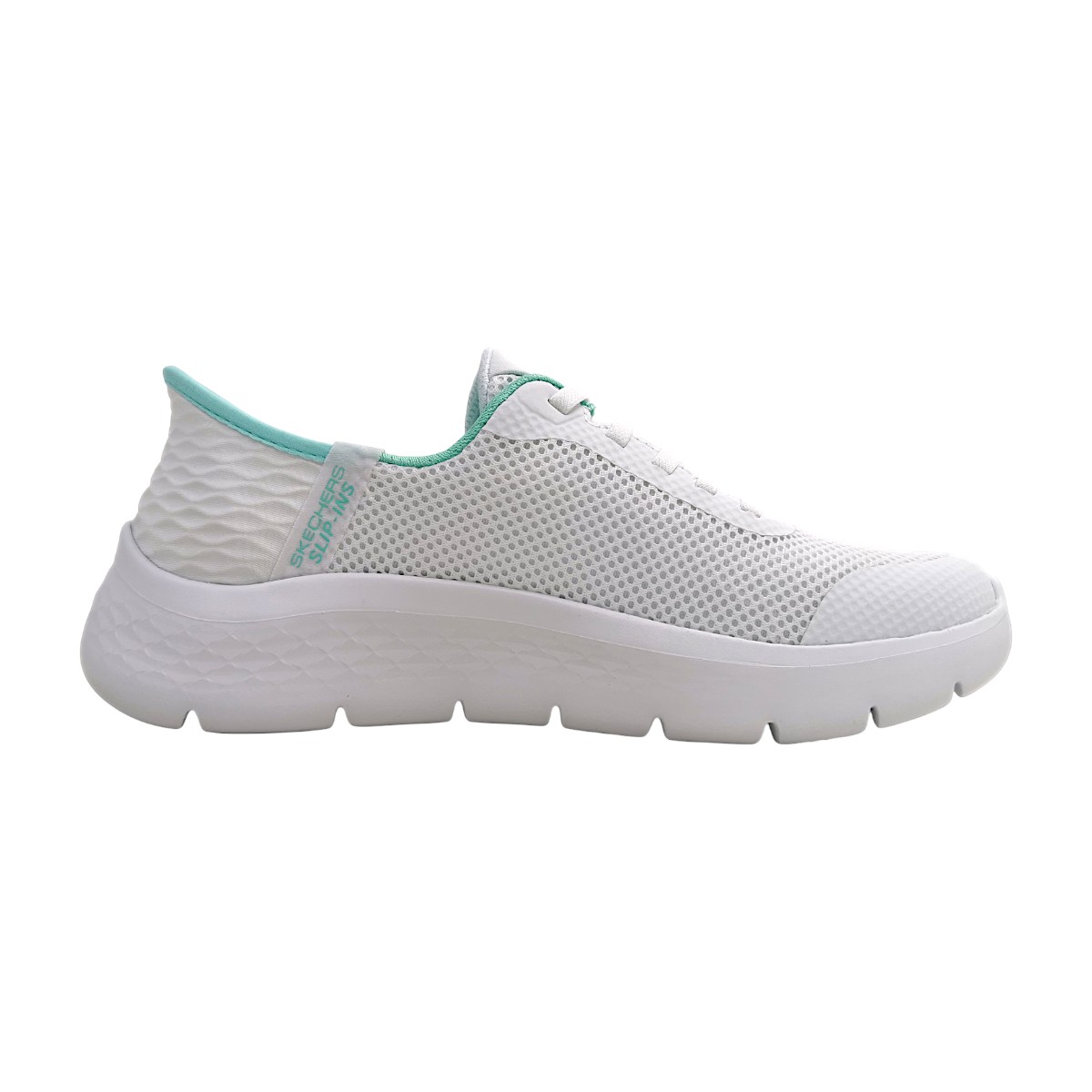 Skechers Go Walk Flex- Grand Entry 124836 WMNT Weiß white/mint WMNT