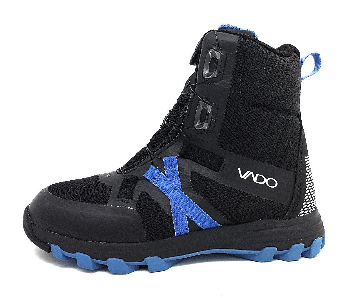 Vado Blazer High BOA GTX Kinderschuhe Jungen Winterstiefel Schwarz Freizeit (001 black, Größe 38 EU)