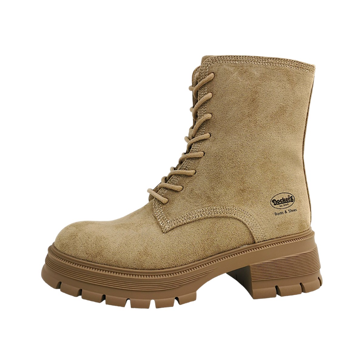 Dockers by Gerli Damenschuhe Schnürstiefel Beige Freizeit Dockers by Gerli Damenschuhe Schnürstiefel Beige Freizeit