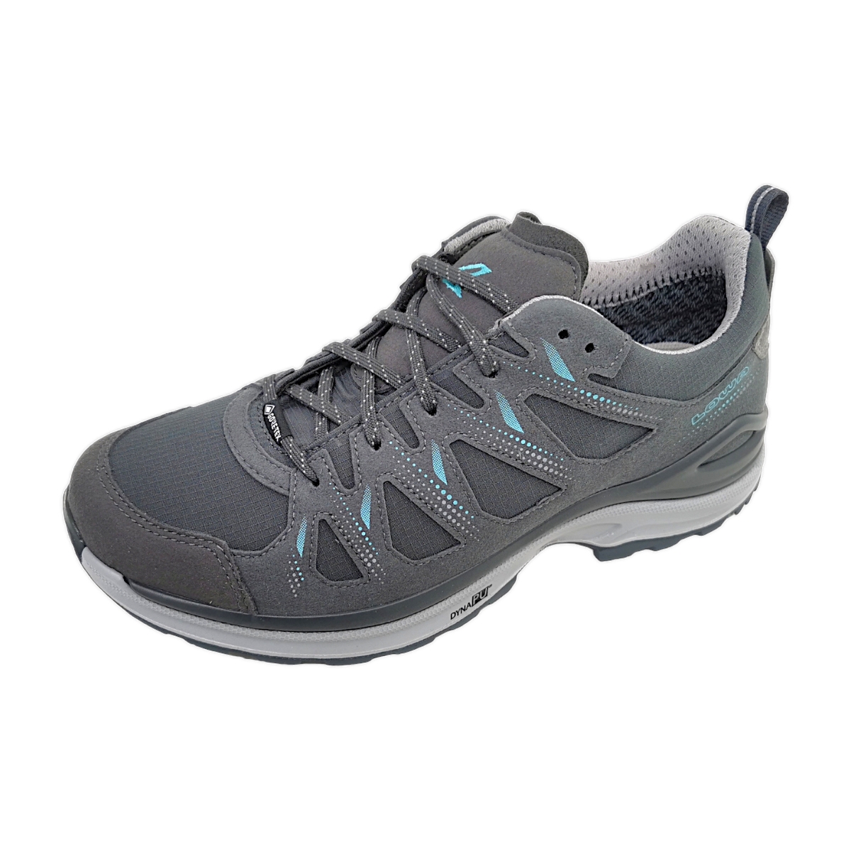 Lowa INNOX EVO II GTX Ws Sportschuhe Herren Wanderschuh Grau Freizeit (9727- Graphit/Arktis, Größe 42.5 EU)