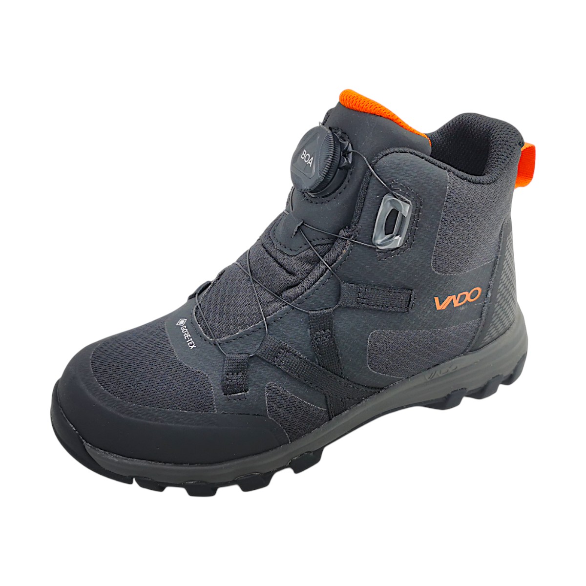 Vado HIKER Mid BOA GTX 81201/017 Schwarz black/orange 017 Vado HIKER Mid BOA GTX 81201/017 Schwarz black/orange 017