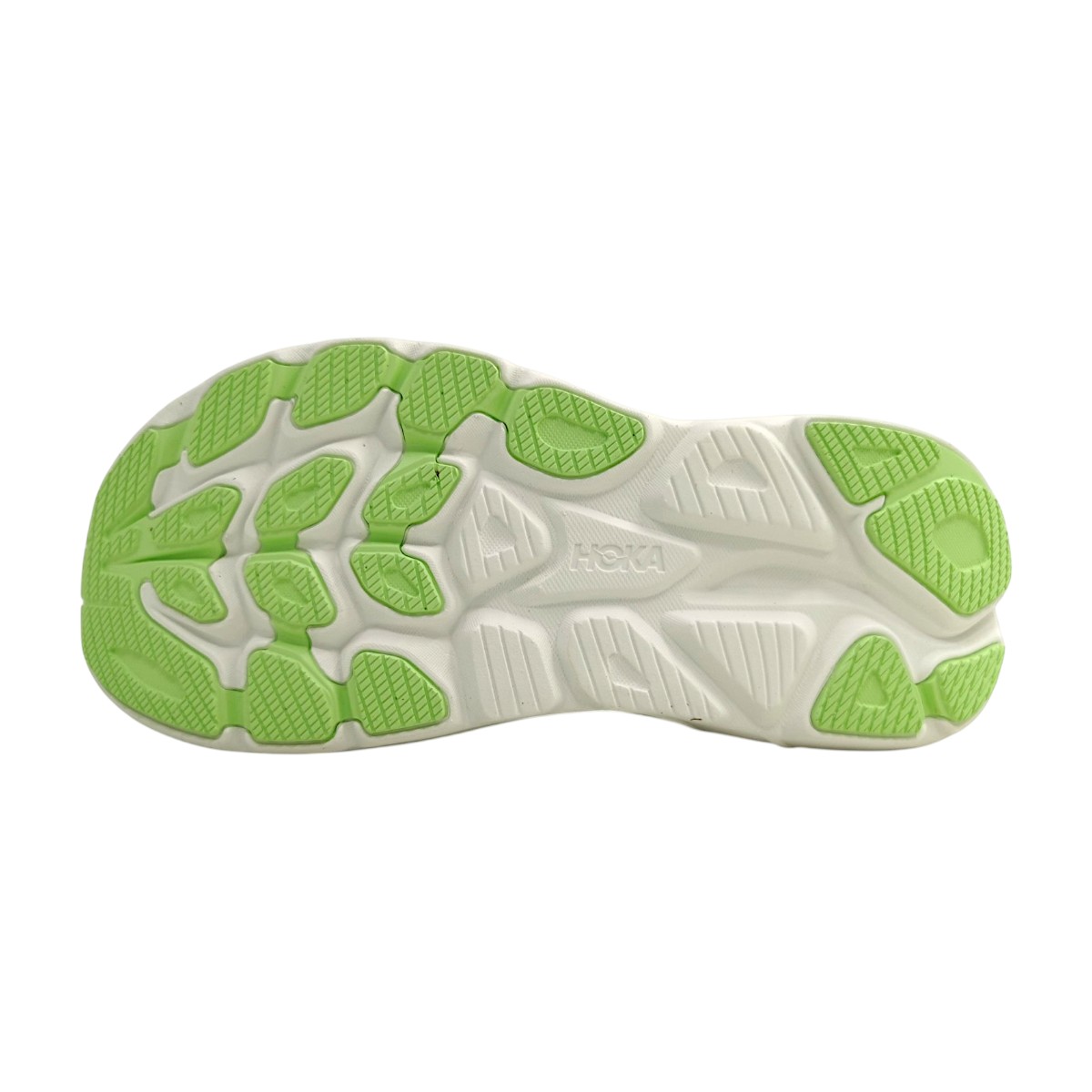 Hoka W Clifton 11 1176573B-FYZ Weiß frost/neon yuzu