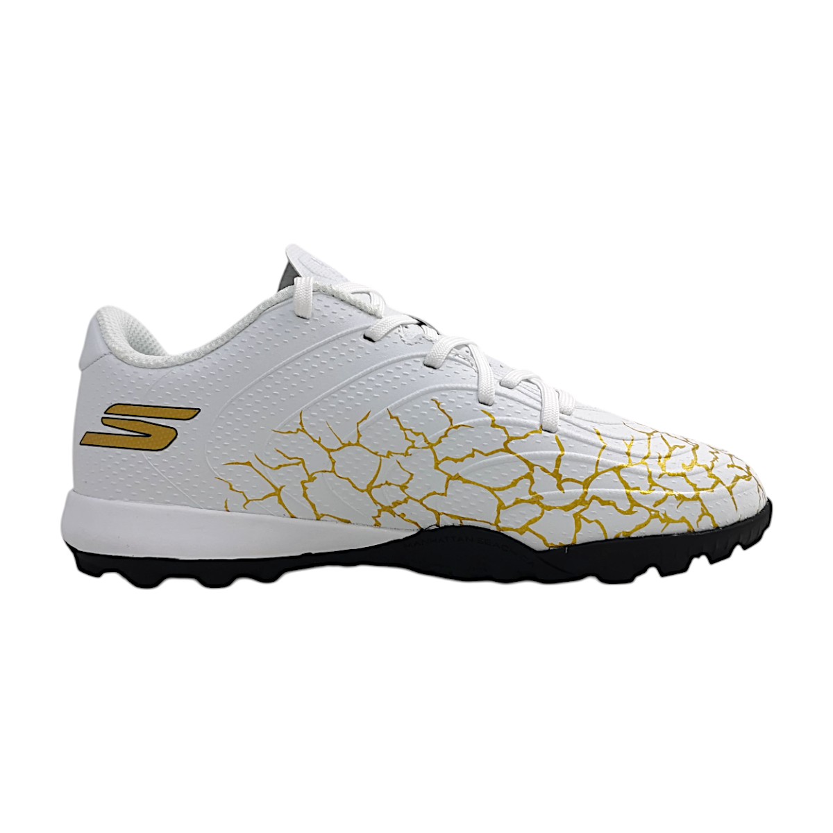 Skechers SKX 1.5 Kids TF 252063L/WBGD Weiß Weiß/gold WBGD