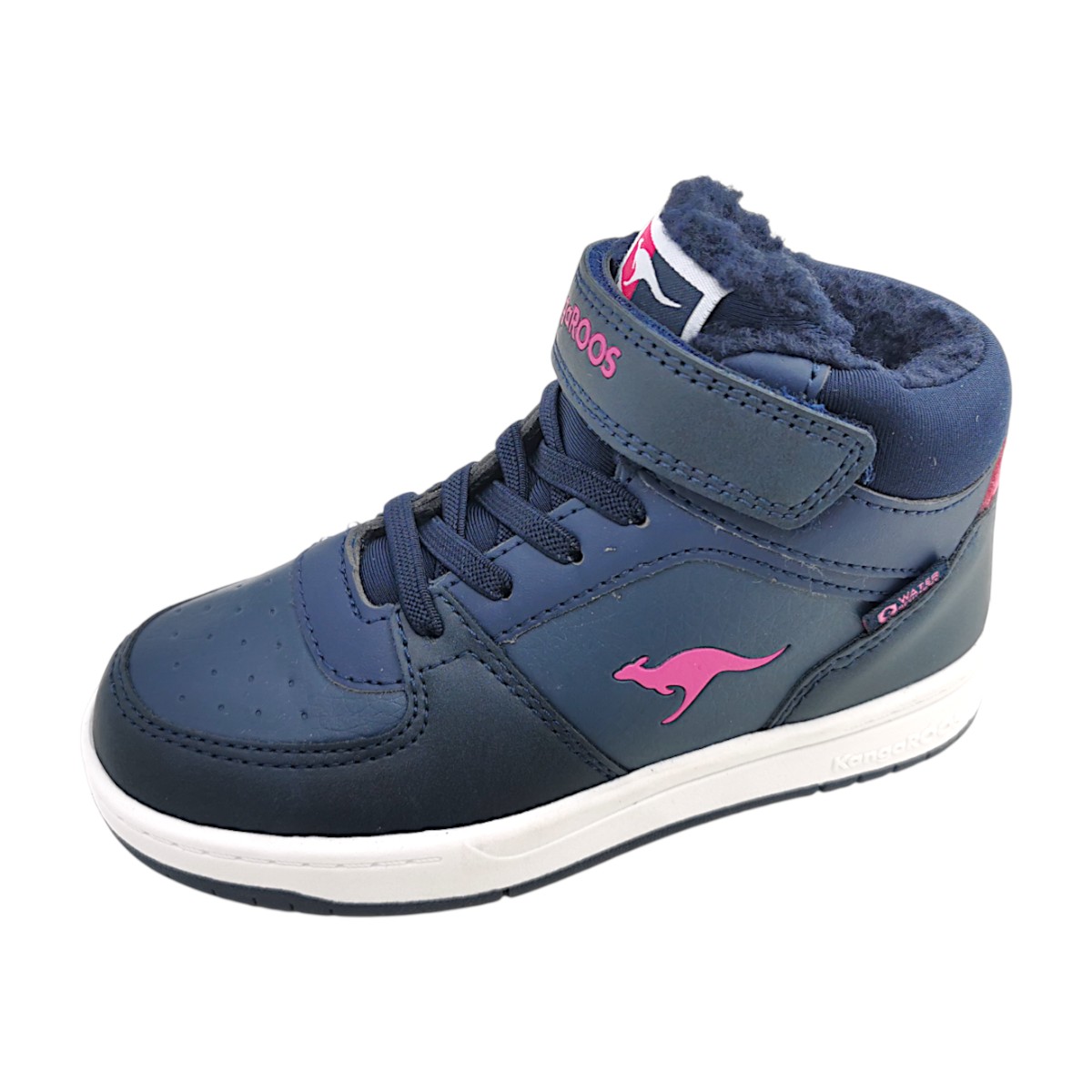 KangaRoos K-CP Bound Mid EV Klettschuh Blau Freizeit (dk. navy/daisy pink 4204, Größe 37 EU)
