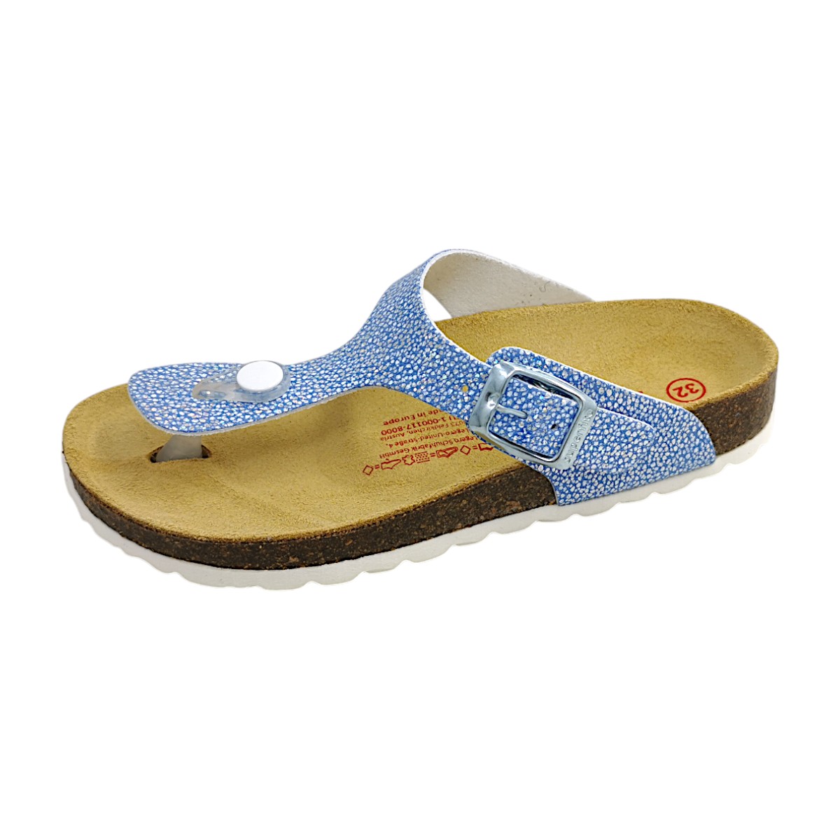 Superfit Kinderschuhe Mädchen Dianetten Pantolette Blau Freizeit (blau 8000, Größe 32 EU)
