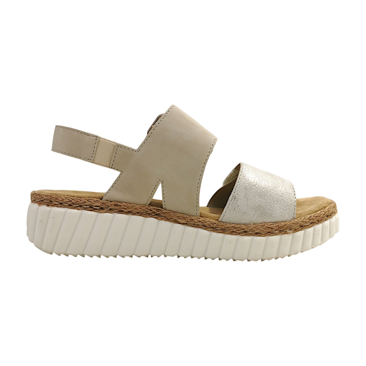 Rieker 69260-60 Beige beige-gold/perle