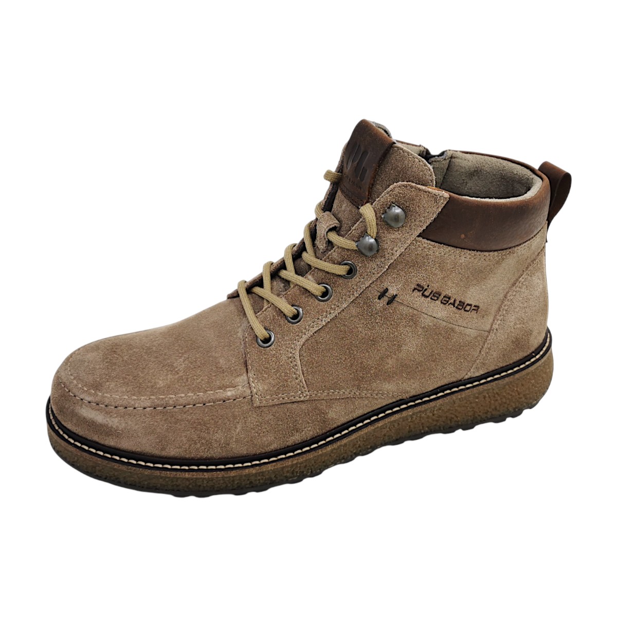 Pius Gabor Herrenschuhe Stiefel Schnürer Winterstiefel Braun Freizeit (dune/mocca 10, Größe 44 EU)