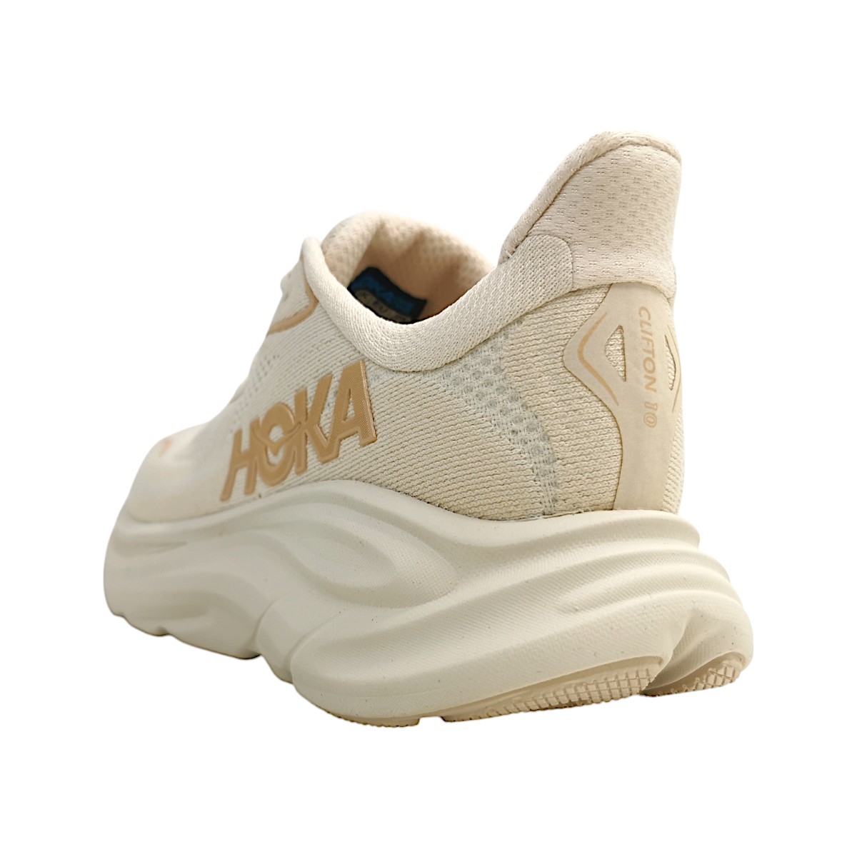 Hoka Clifton 10 Sportschuhe Damen Trainingsschuhe Beige Sport (vanilla/birch VCH, Größe 40.5 EU)