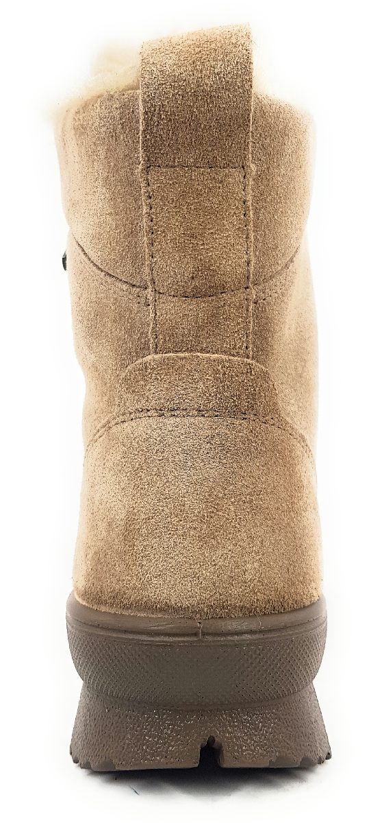 Legero Novara Damenschuhe Stiefel Schnürer Beige Freizeit (giotto (beige) 4500, Größe 43 EU)