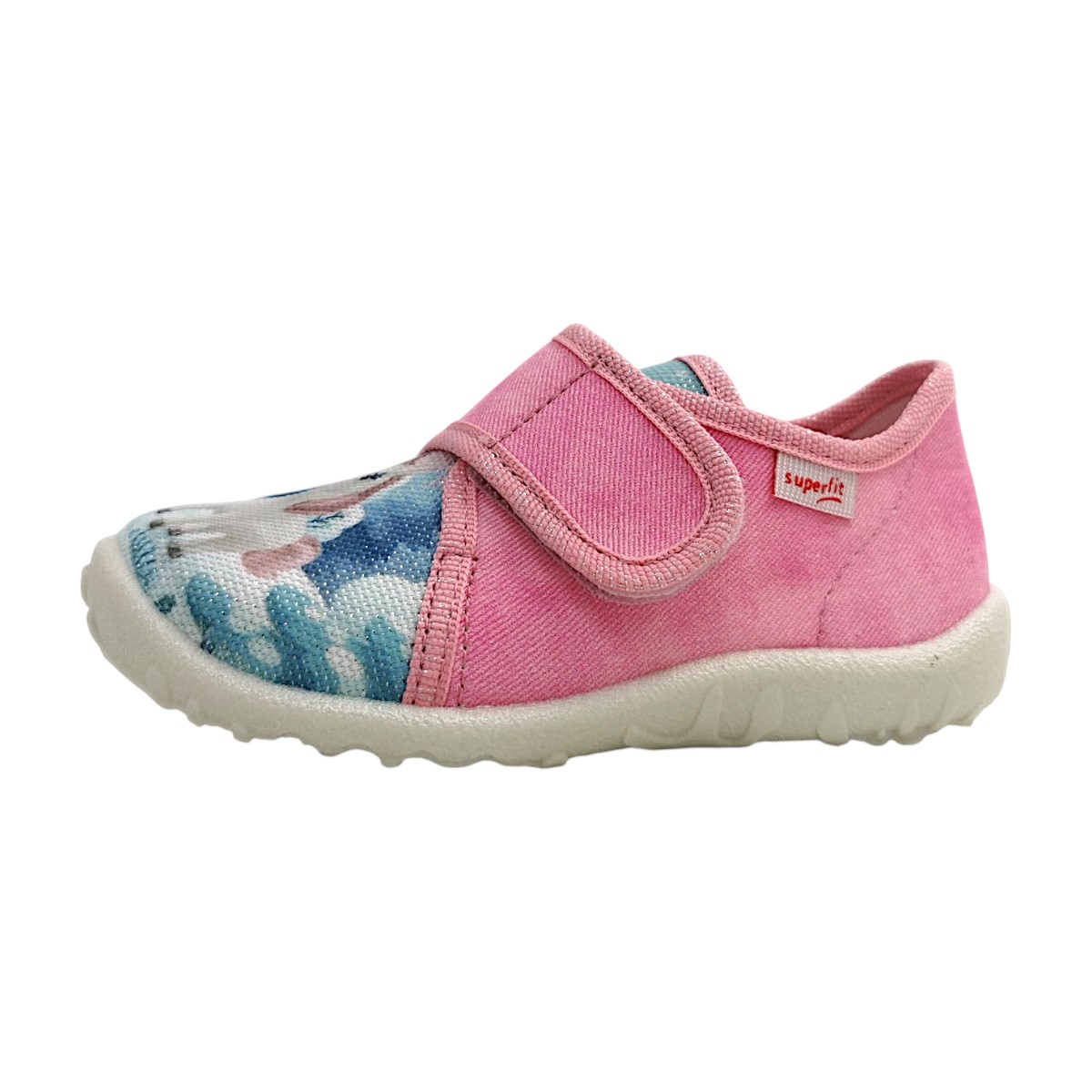 Superfit Kinderschuhe Mädchen Hausschuhe Rosa Freizeit