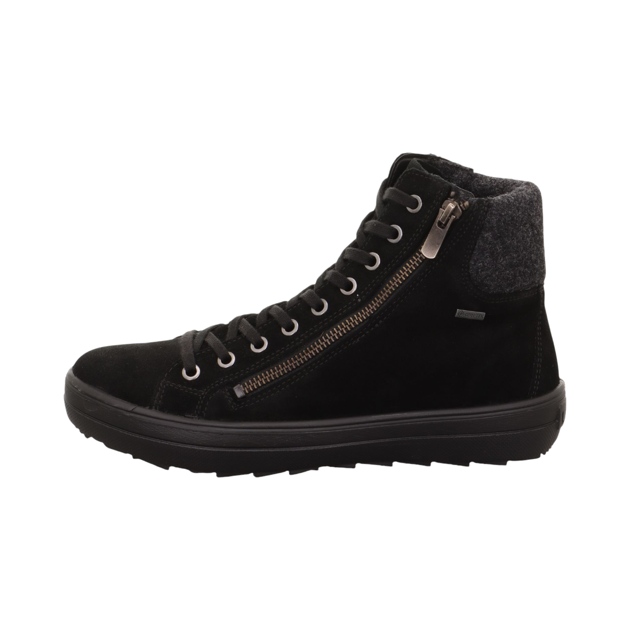 Legero Damenschuhe Schnürstiefel Schwarz Freizeit