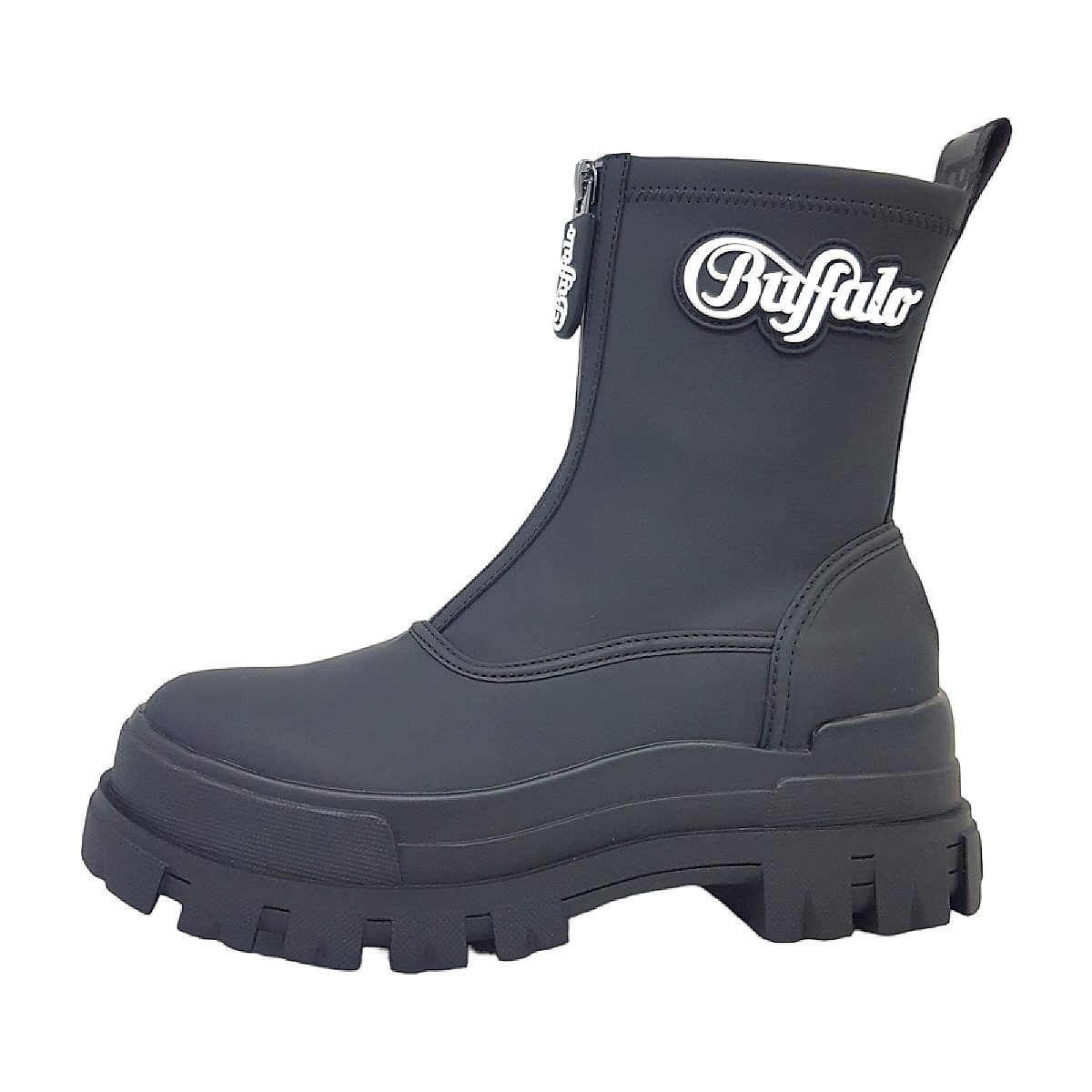 Buffalo ASPHA RAIN ZIP Damenschuhe Stiefel Reißverschluss Schwarz Freizeit