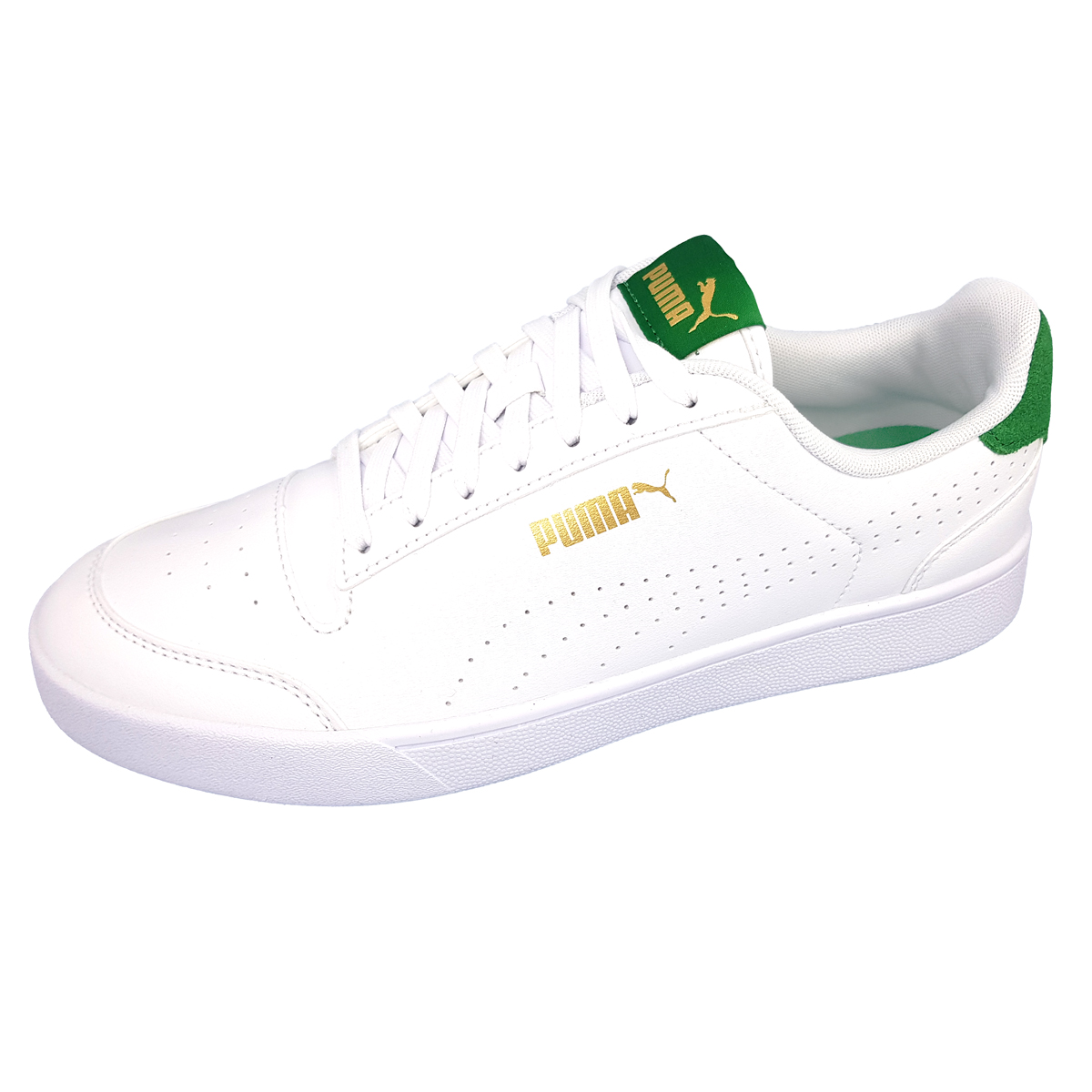 Puma Shuffle Perf 380150 Weiß 09 white/ gold/ green Puma Shuffle Perf 380150 Weiß 09 white/ gold/ green