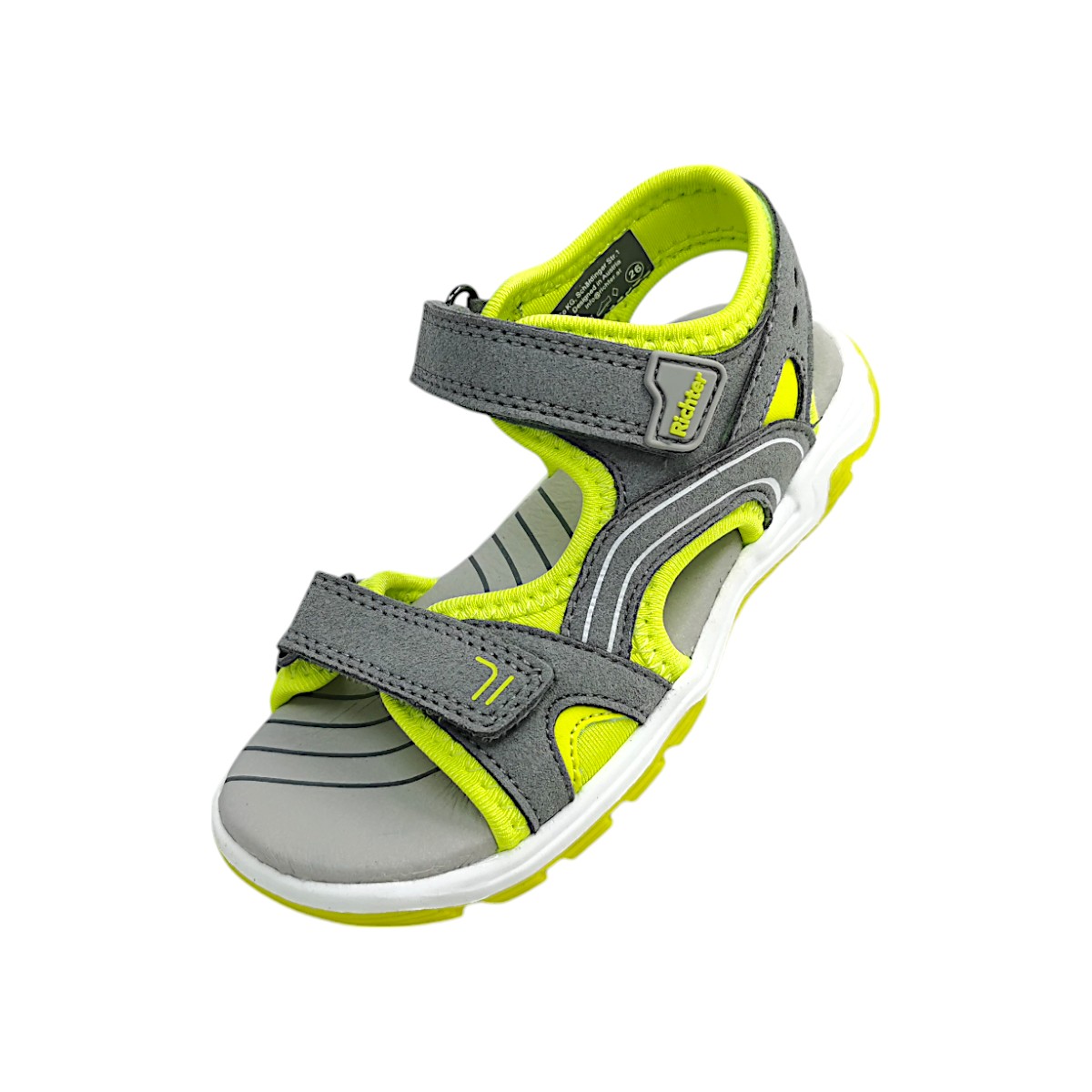 Richter 7324-1271/6601 Mehrfarbig stone/neon yellow 6601