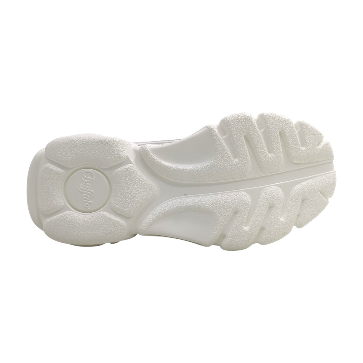 Buffalo Damenschuhe sportlicher Schnürer Silber Freizeit (silver/white, Größe 39 EU)