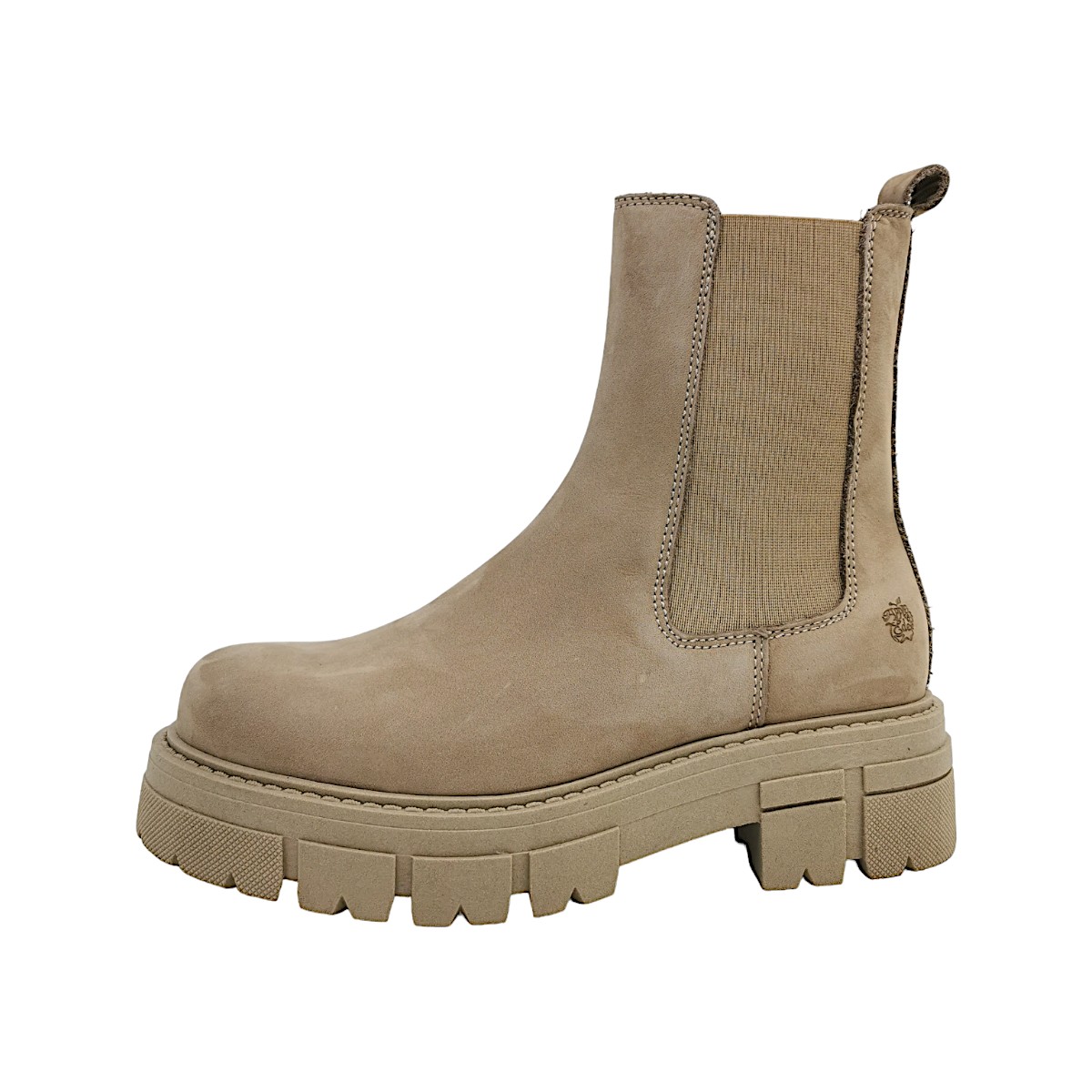 Apple of Eden Damenschuhe Stiefel Beige Freizeit