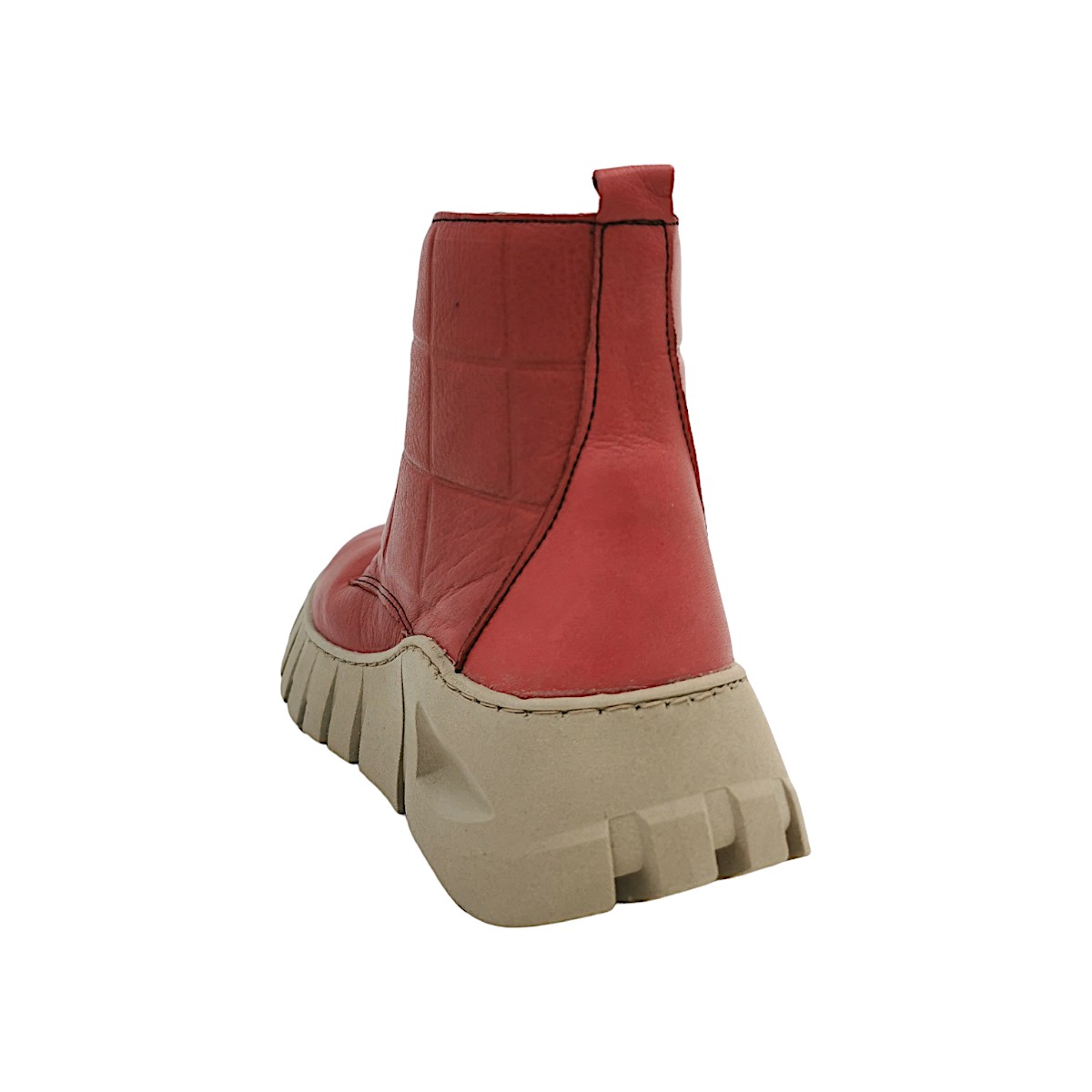 Gemini Anilina Stiefel Damenschuhe Rot Freizeit