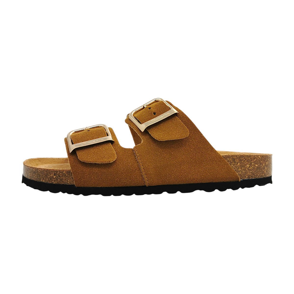 Tamaris Damenschuhe Pantoletten Fußbett Pantolette Braun Freizeit (Cognac 3B7, Größe 38 EU)