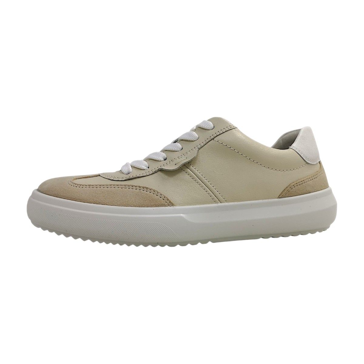 Gabor Damenschuhe Schnürschuhe Sportive Beige Freizeit (Vanilla/ Latte, Gr. 2:7)