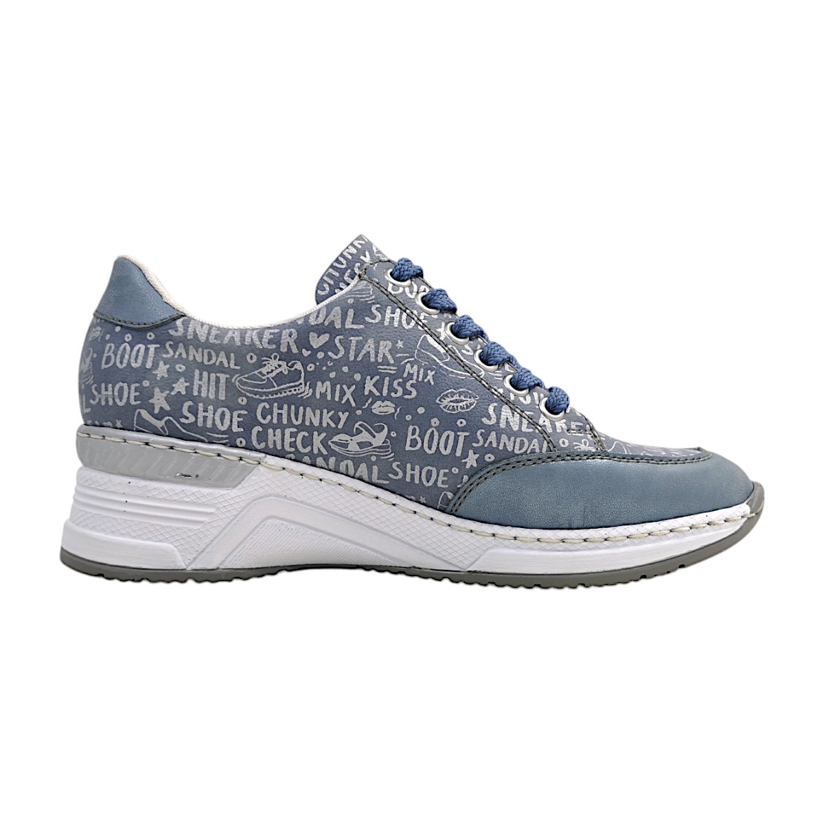 Rieker Odense/Preston N4316-13 Blau bleu/blue