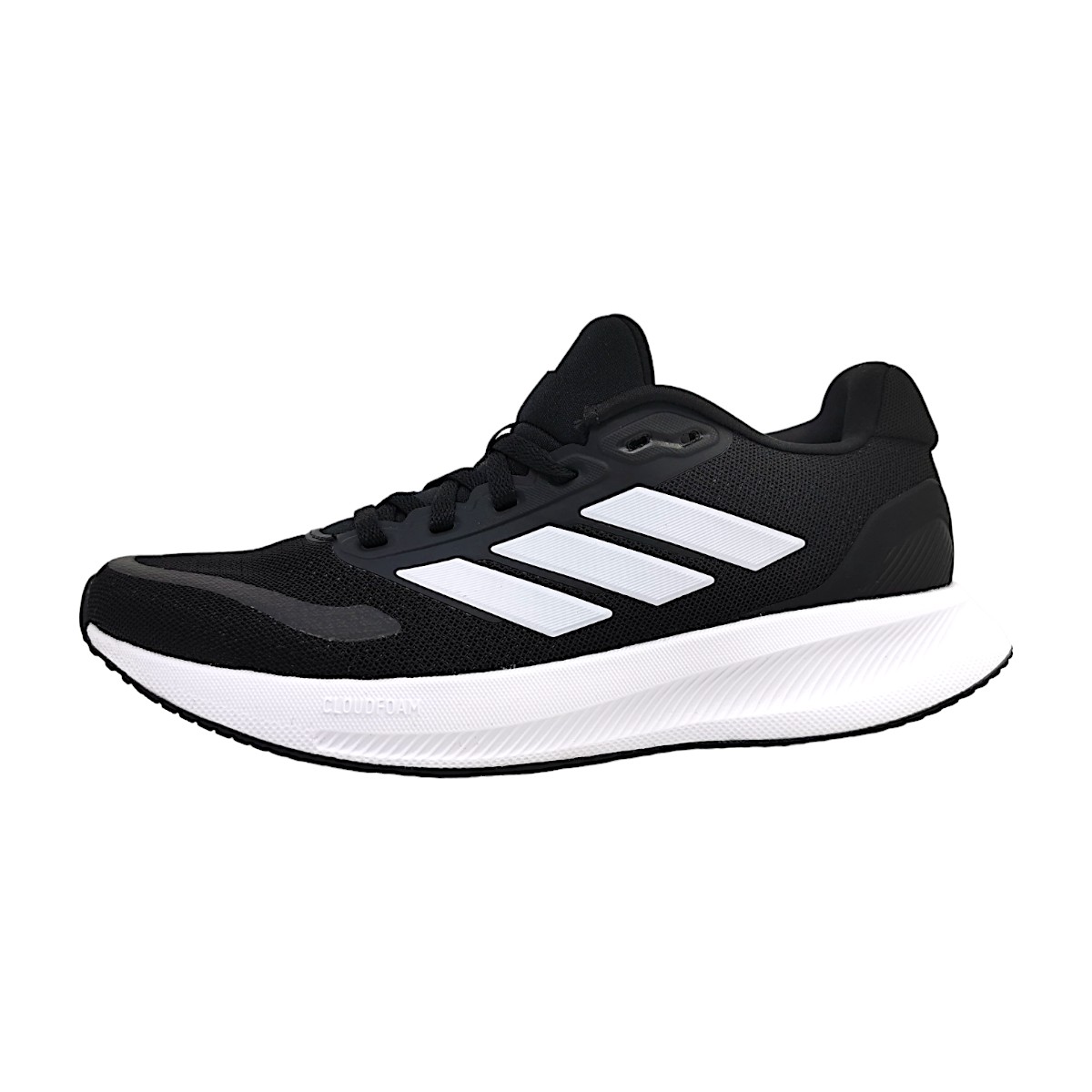adidas Runfalcon 5 W Sportschuhe Damen Laufschuh Schwarz Freizeit (Black/White, Gr. 2:7.5)