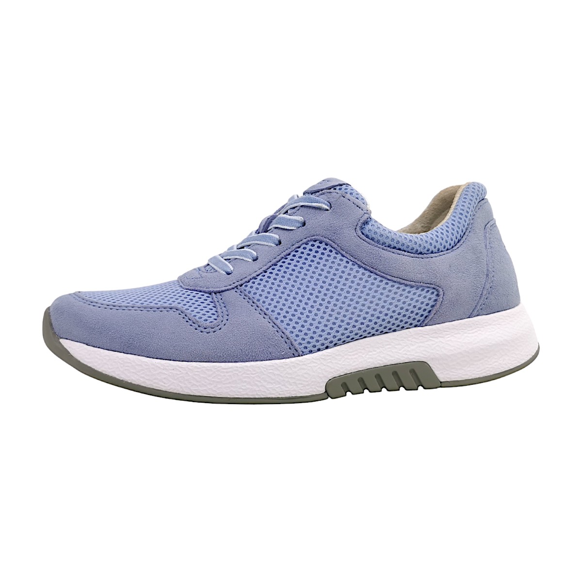 Gabor Comfort Damenschuhe Für lose Einlagen Schnürer Blau Freizeit