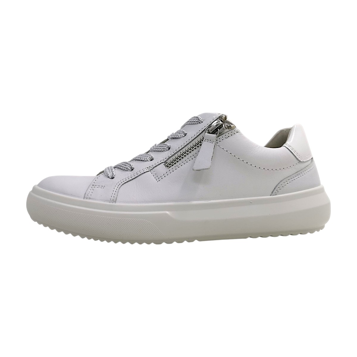 Gabor Damenschuhe Schnürschuhe Sportive sportlicher Schnürer Weiß Freizeit (Gr. 2:7.5)