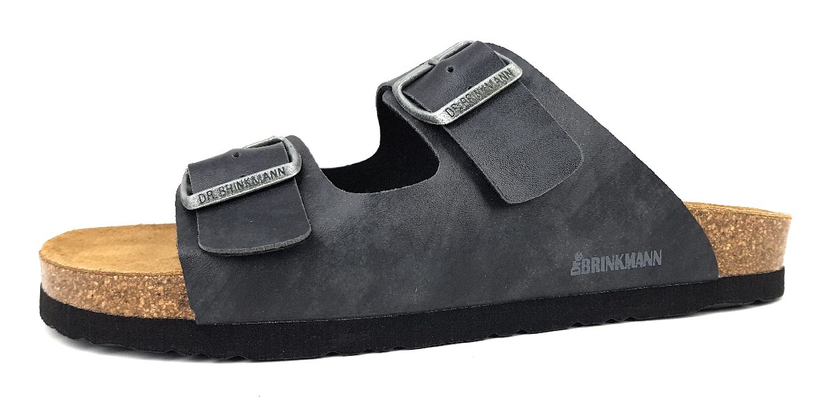 Dr. Brinkmann Herrenschuhe Hausschuhe Pantolette Grau Freizeit