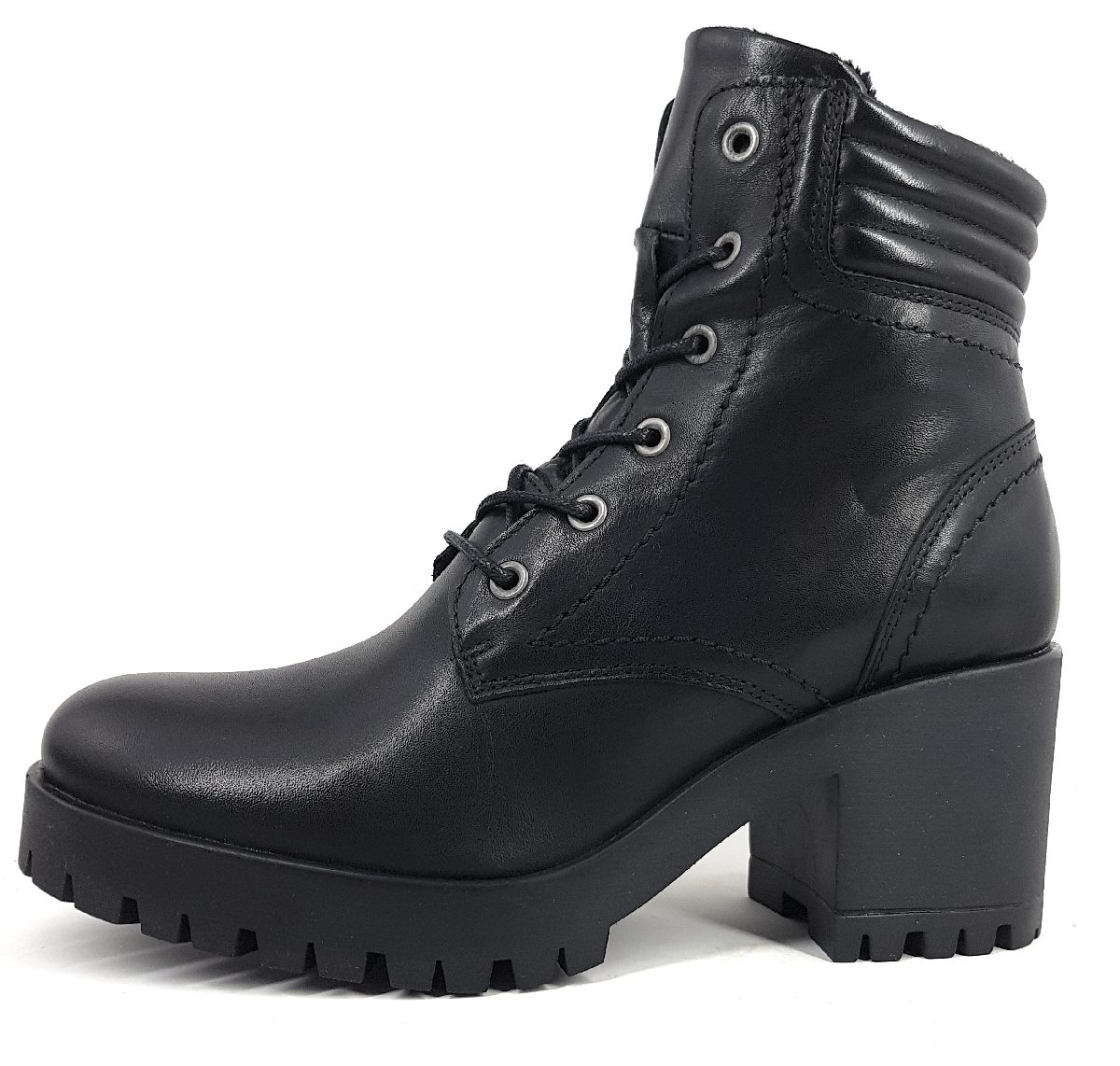 Palpa Damenschuhe Stiefel Schnürer Stiefel Schwarz Freizeit