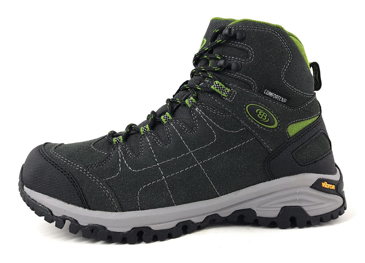 Brütting Mount Shasta High Sportschuhe Herren Outdoorschuhe Wanderstiefel Grau Freizeit