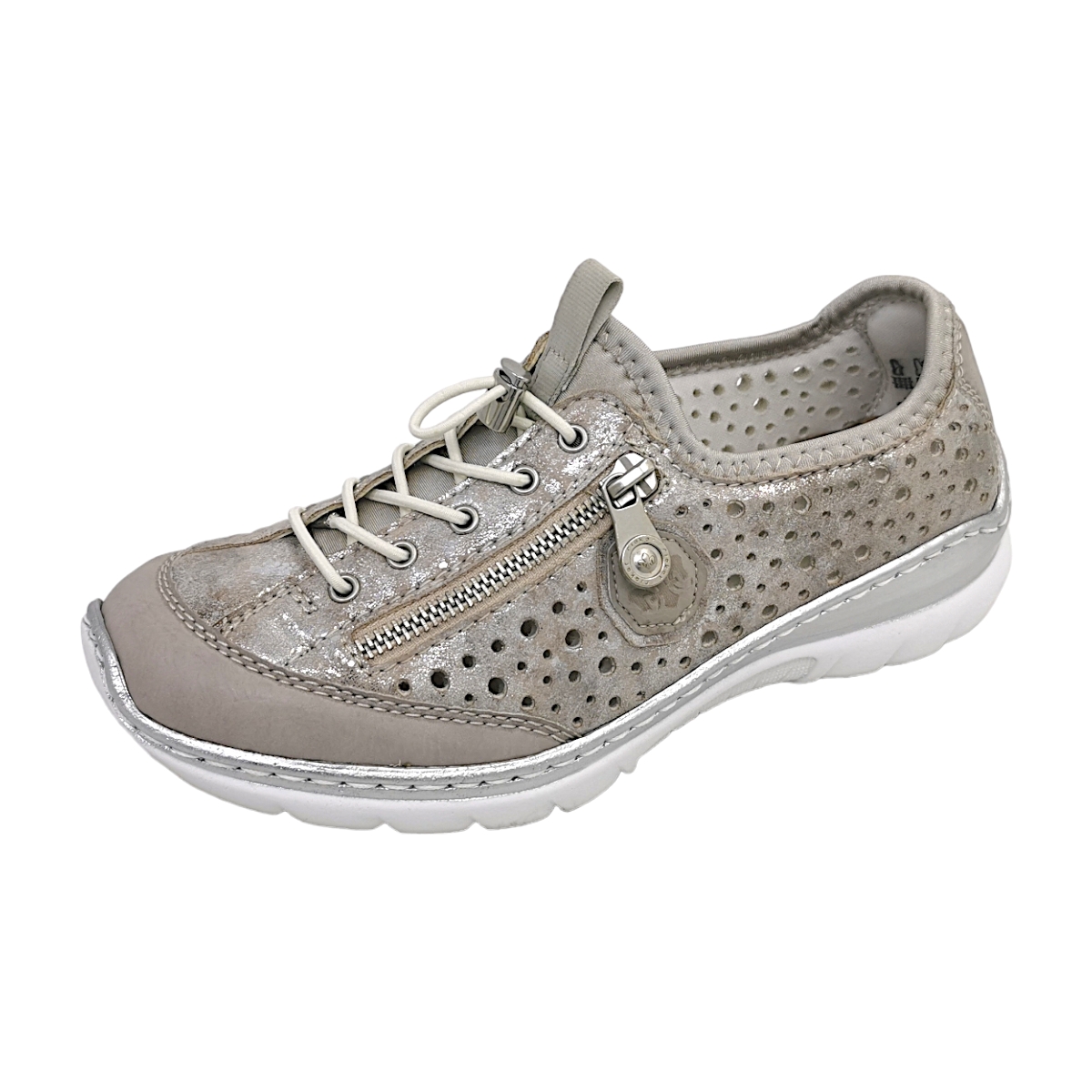 Rieker Eagle/Moon/Scuba L32P6-90 Beige ice/rose-metallic/perl 90
