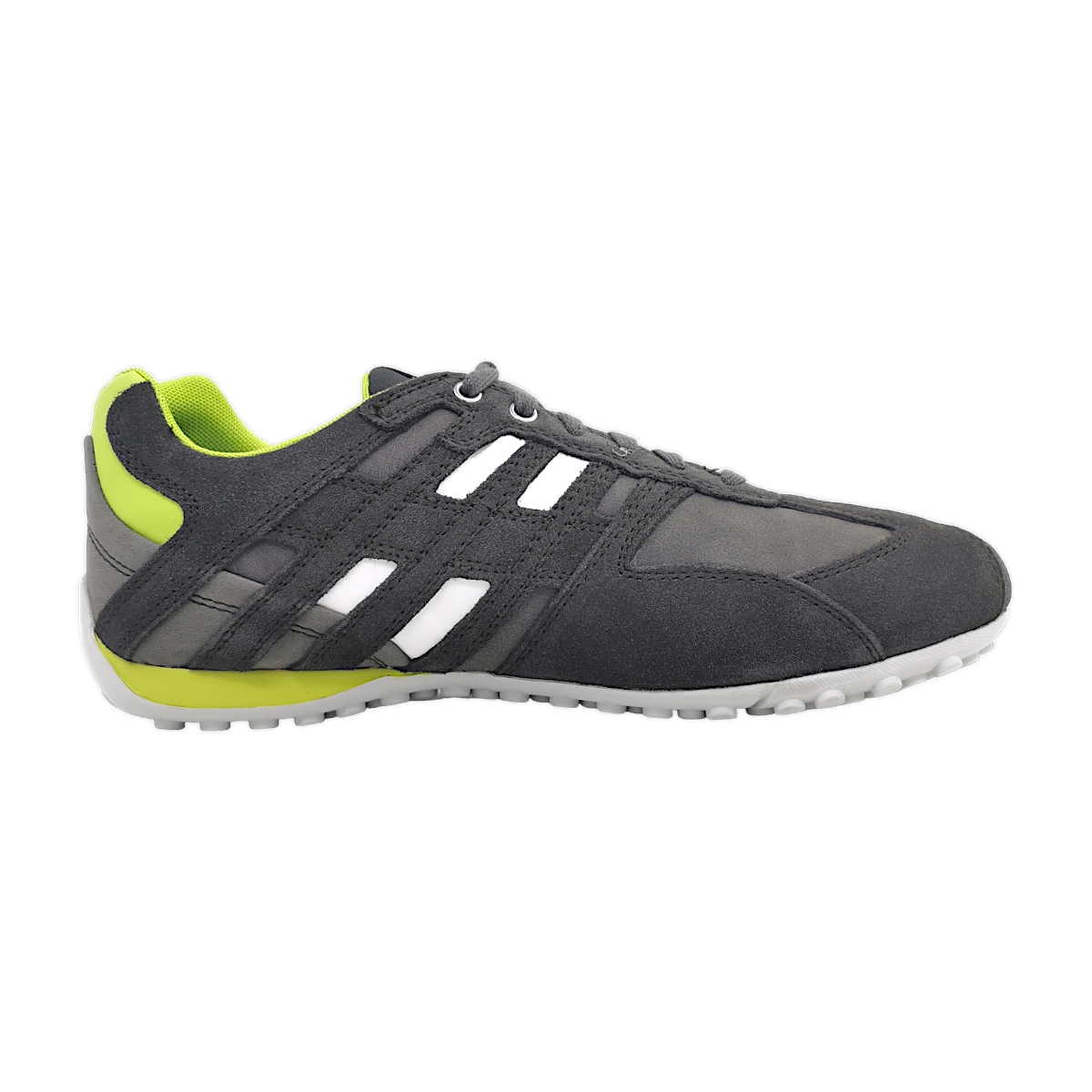 Geox UOMO SNAKE U4507A 022EK Grau C1E3S- Graphite/Lime Gree
