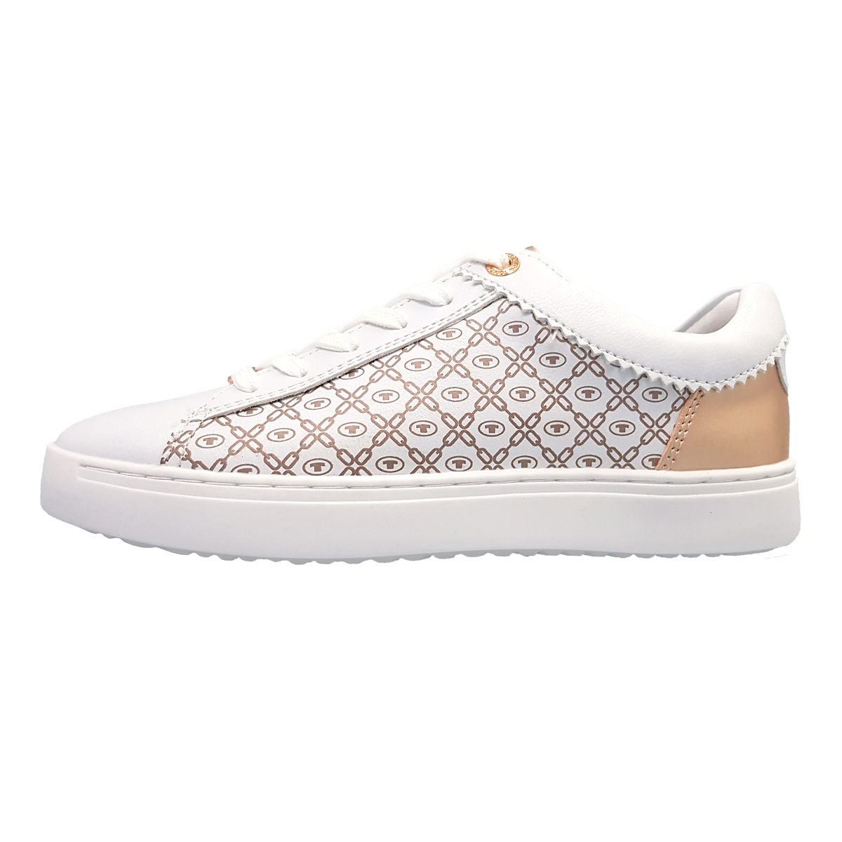 Tom Tailor Damenschuhe Schnürschuhe Sportive Weiß Freizeit Tom Tailor Damenschuhe Schnürschuhe Sportive Weiß Freizeit