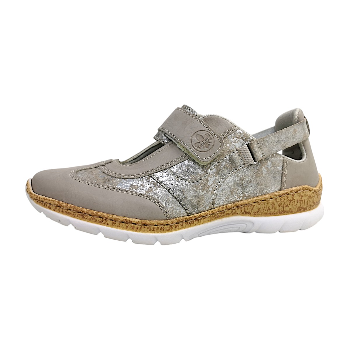 Rieker N4258-90 Silber metallic multi 90 Rieker N4258-90 Silber metallic multi 90