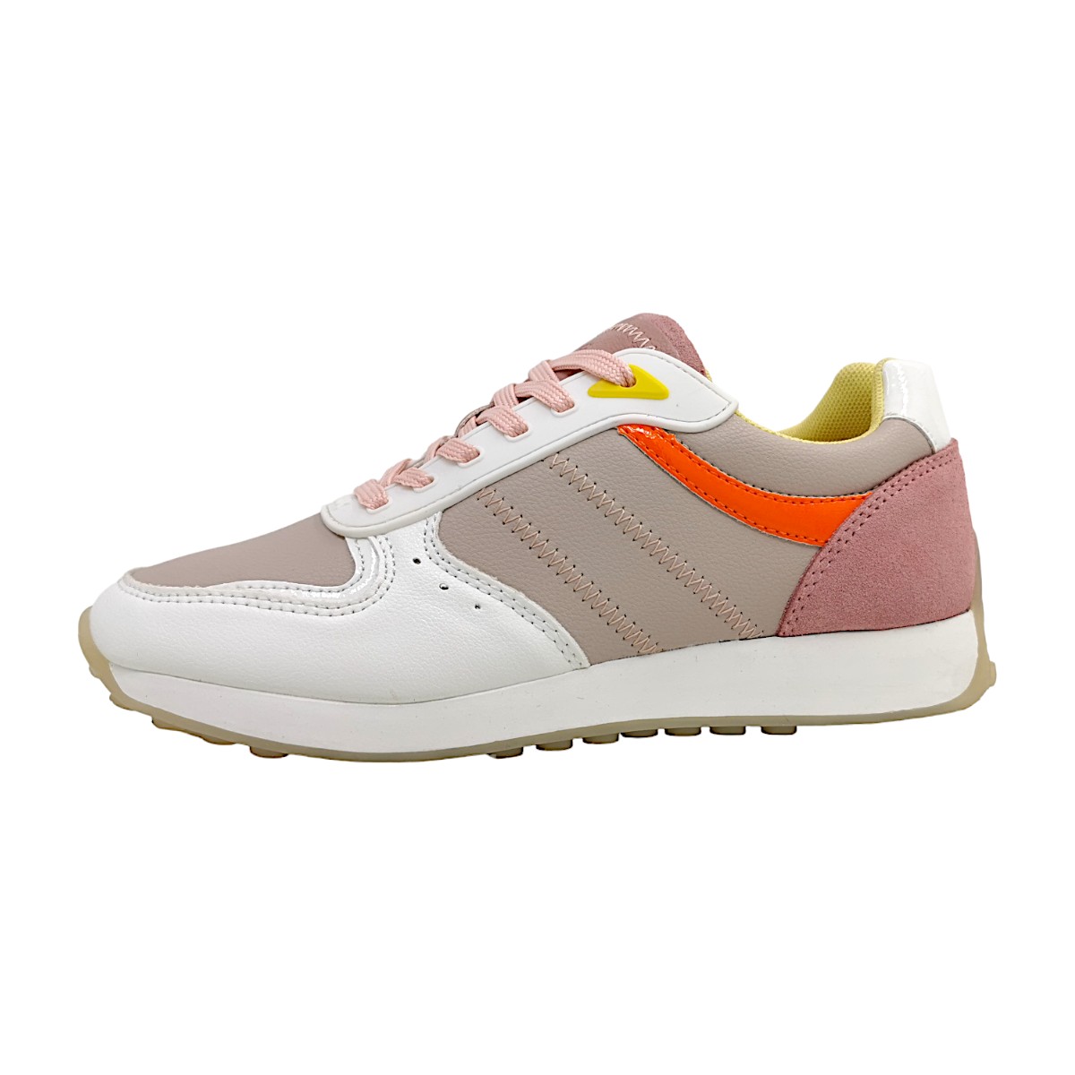 Mexx Damenschuhe Für lose Einlagen sportlicher Schnürer Mehrfarbig