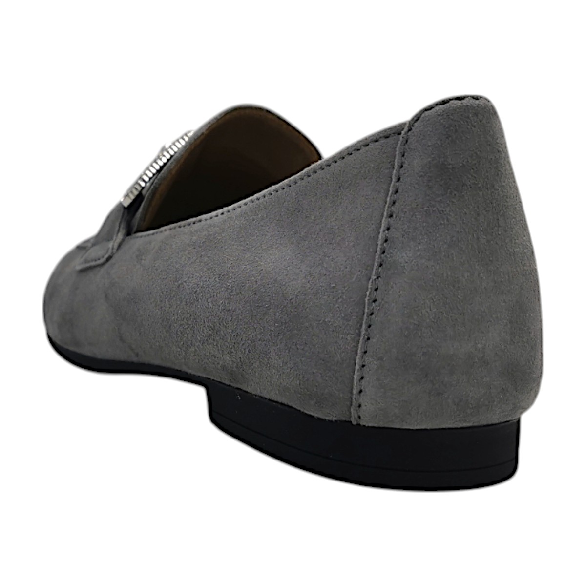 Gabor Damenschuhe Halbschuhe Slipper Grau Freizeit (stone (kristall), Größe 37.5 EU)