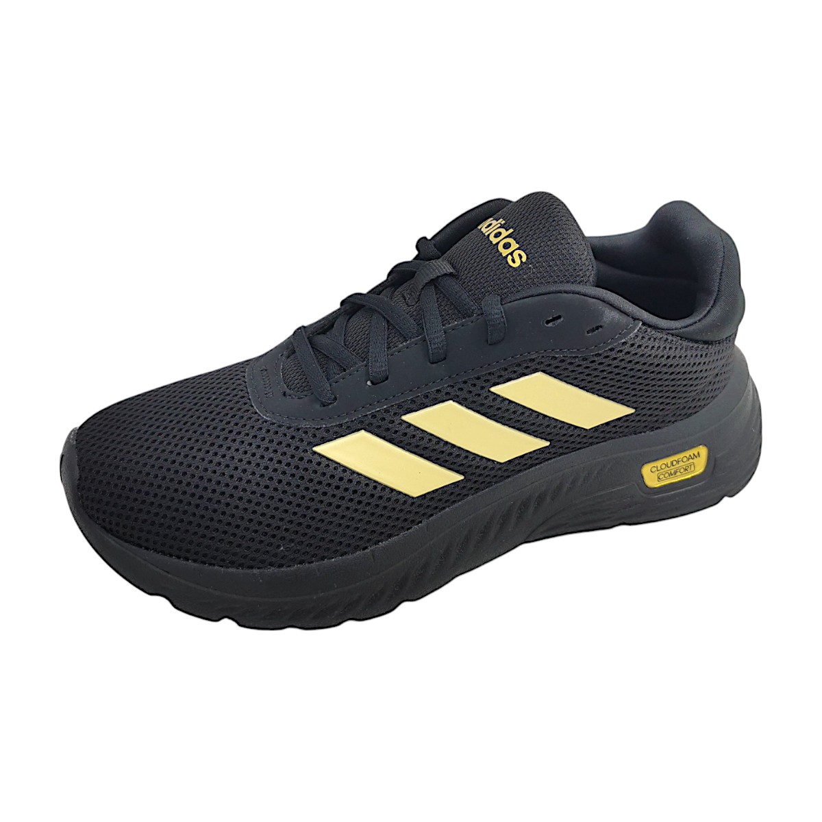 adidas CLOUDFOAM COMFY JH6829 Schwarz black/gold
