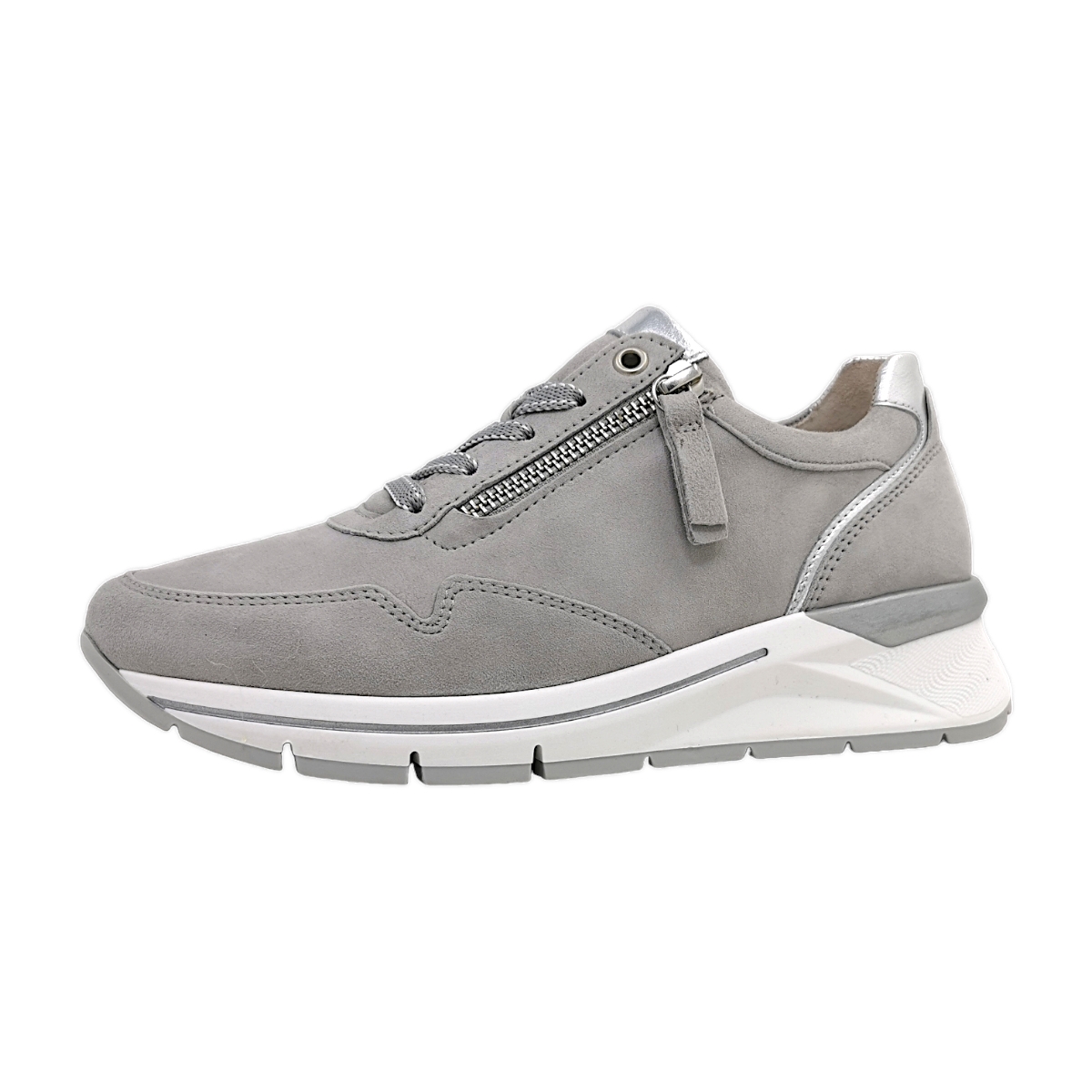 Gabor Comfort Damenschuhe Für lose Einlagen Schnürer Grau Freizeit