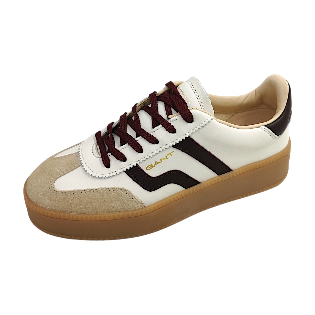 Gant Cuzmani Damenschuhe Schnürschuhe Sportive Schnürer Beige Freizeit (Off white/plum G933, Größe 39 EU) Gant Cuzmani Damenschuhe Schnürschuhe Sportive Schnürer Beige Freizeit (Off white/plum G933, Größe 39 EU)