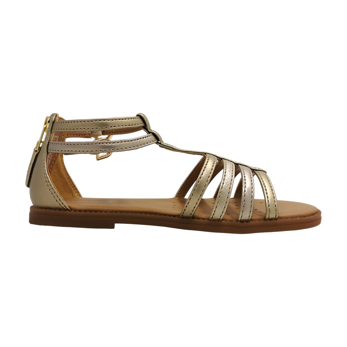 Geox Sandal Karly Girl J7235D-0NFHI/C2010 Gold platinum C2010