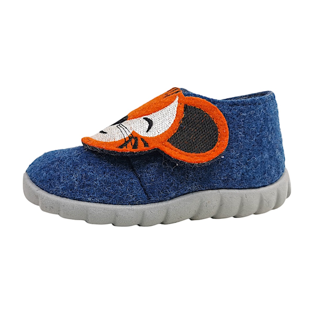 Fischer Markenschuhe Flexy Kinderschuhe Jungen Hausschuhe Blau Freizeit