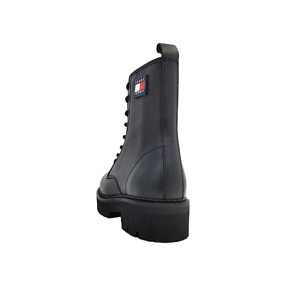 Tommy Hilfiger Lace Up Damenschuhe Stiefel Schnürer Schwarz Freizeit (BDS Black, Größe 39 EU)