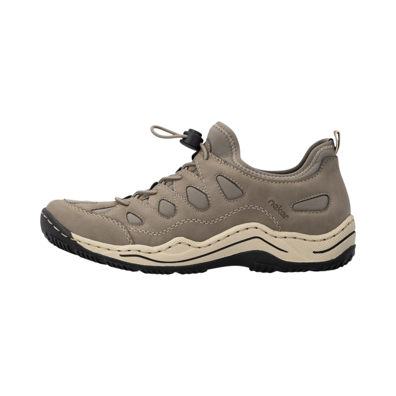 Rieker Damenschuhe Halbschuhe Bequem sportlicher Schnürer Braun Freizeit
