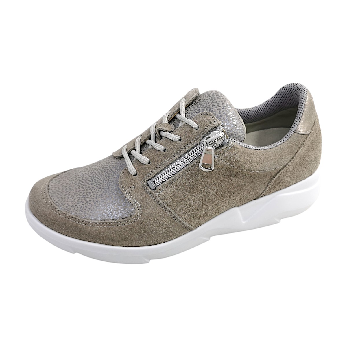 Waldläufer 668K02-304/201 Grau grey/stein 201