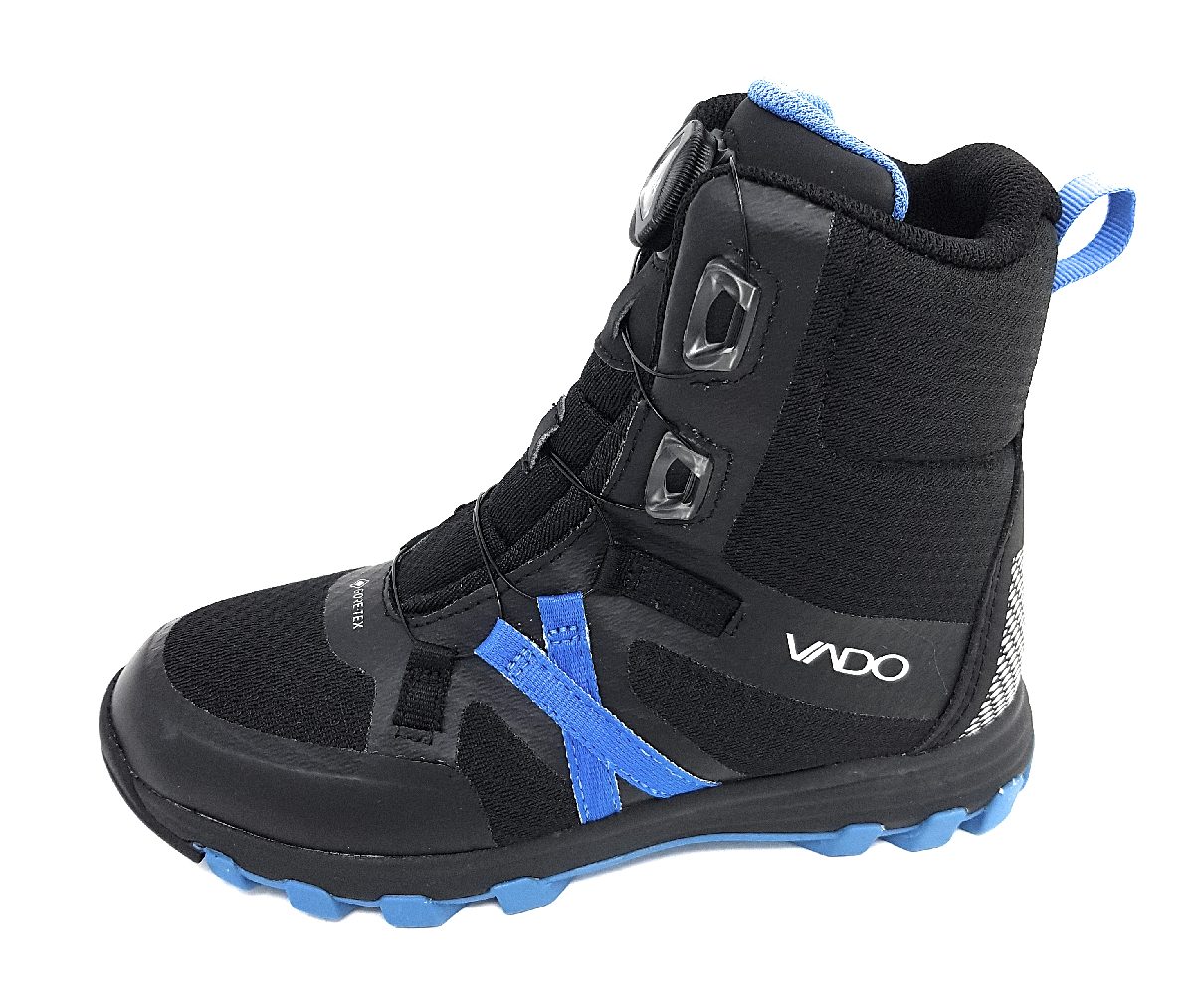 Vado Blazer High BOA GTX Kinderschuhe Jungen Winterstiefel Schwarz Freizeit (001 black, Größe 32 EU)