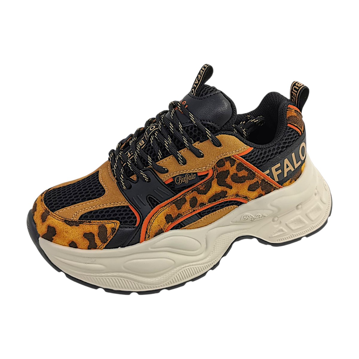 Buffalo Yuno BNPD00016355 Braun beige/black/leo