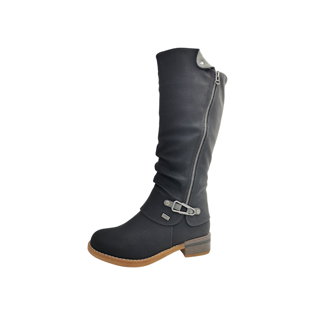 Rieker Damenschuhe Gefüttert Schaftstiefel Schwarz Freizeit Rieker Damenschuhe Gefüttert Schaftstiefel Schwarz Freizeit